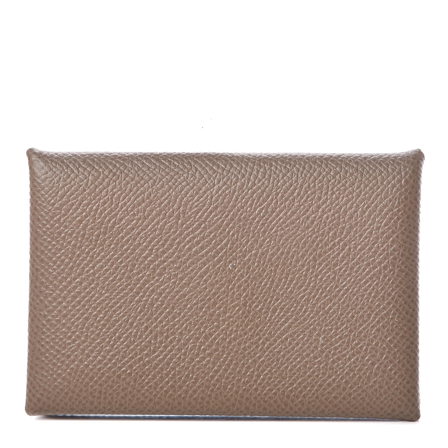 Hermes Epsom Calvi Card Case Etoupe 1 of 7