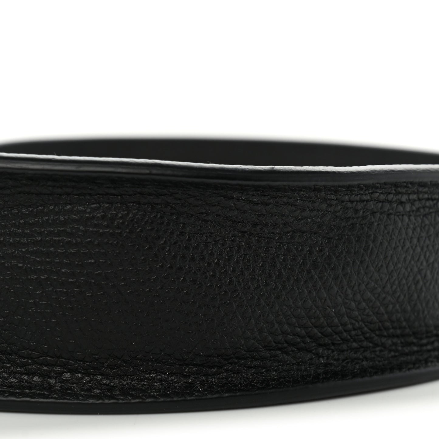 Grainy Calfskin Mini Vlogo Hobo Bag Black