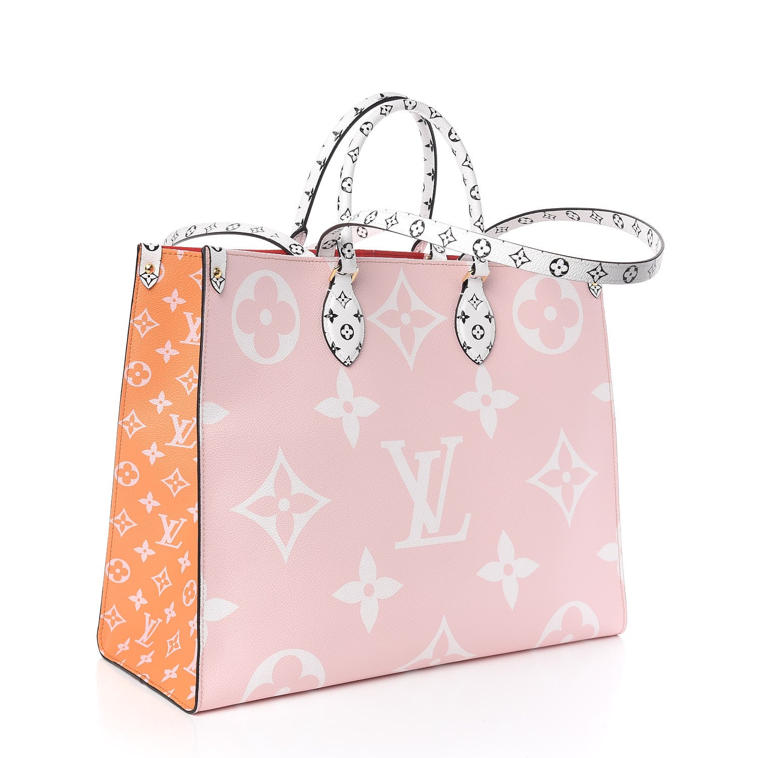 Louis Vuitton Monogram Giant Onthego GM Rouge Rose 3 of 11