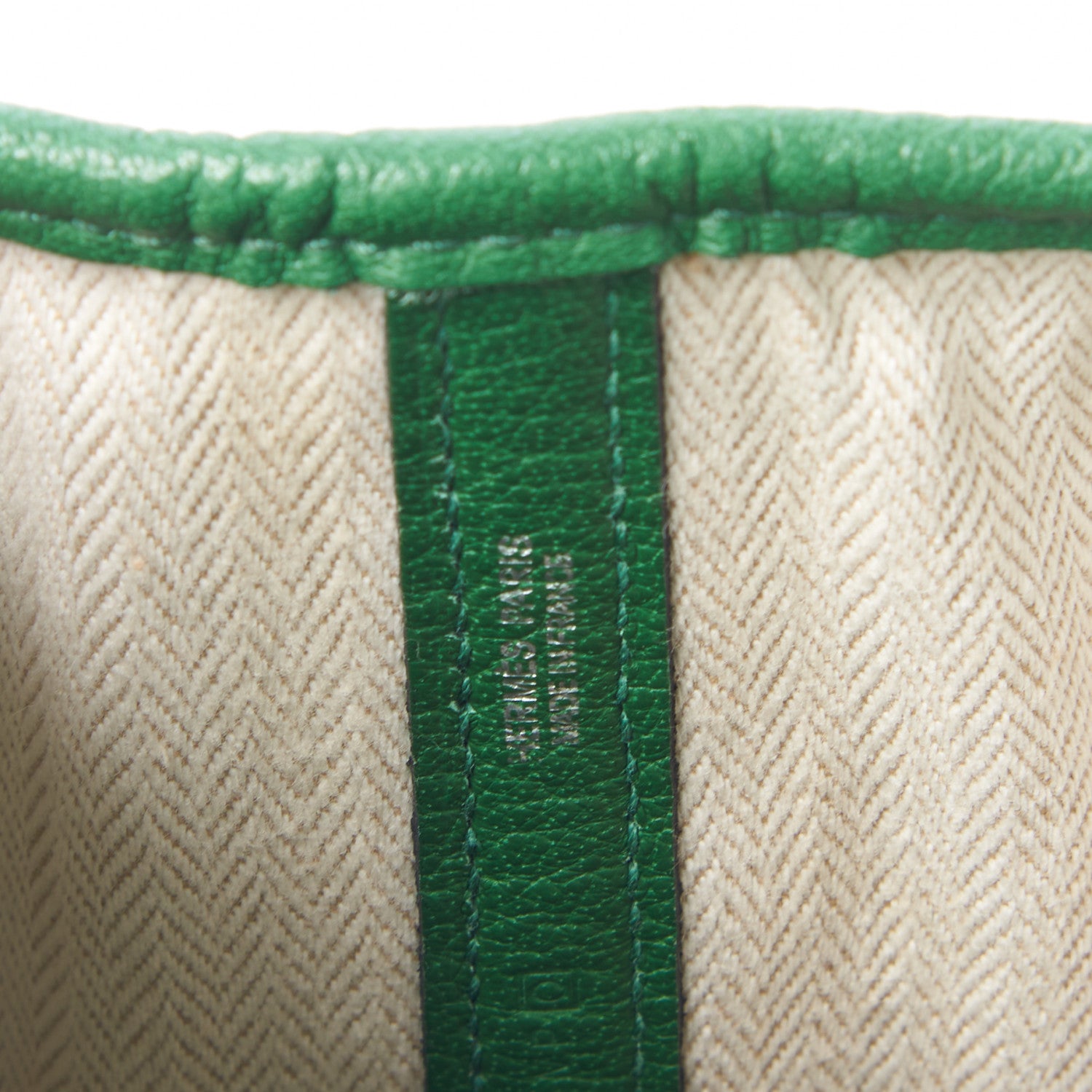 Hermes Negonda Garden Party Tote 36 MM Vert Bengale 7 of 7