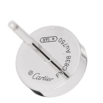 Cartier 18K White Gold LOVE Earrings 4 of 5