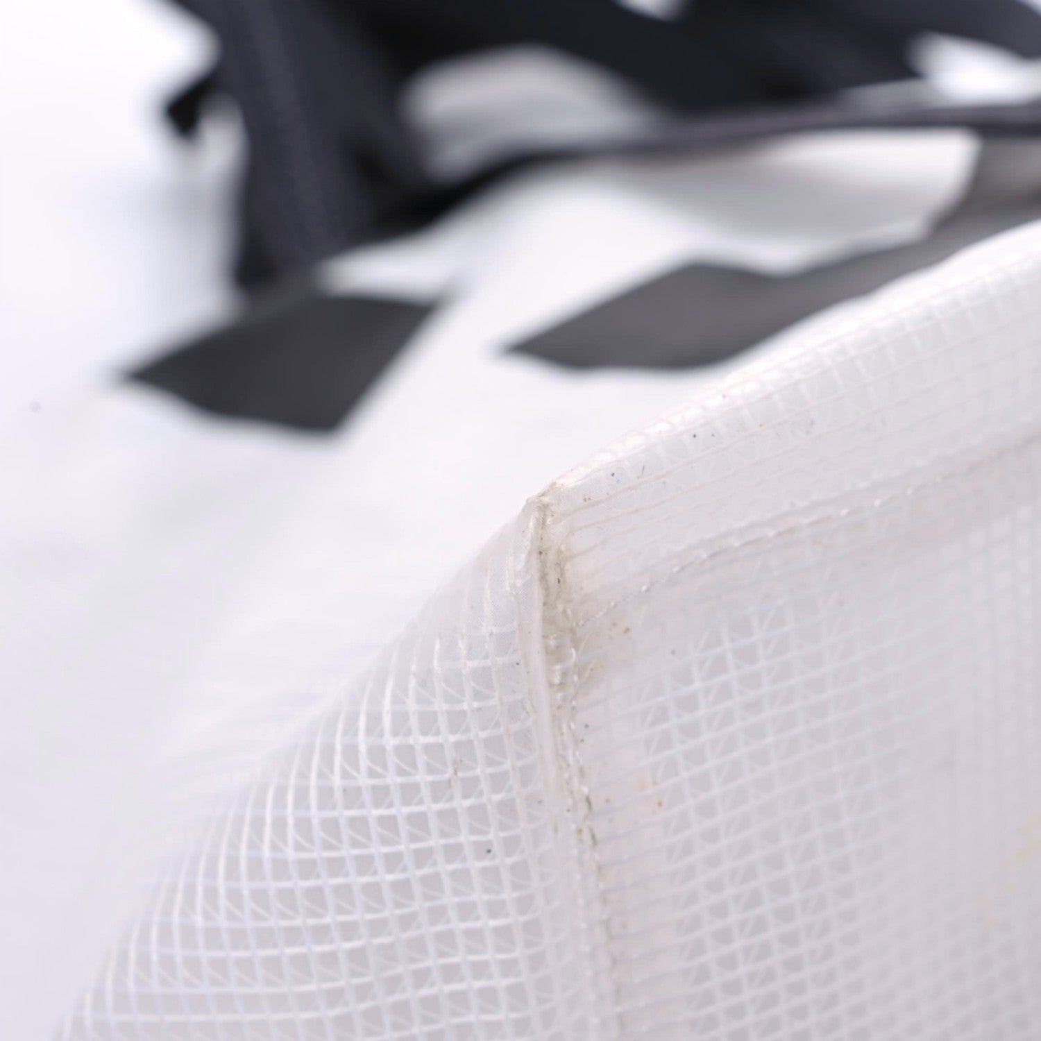 Off-White PVC Transparent Arrows Logo Tote Bag White Black 6 of 15