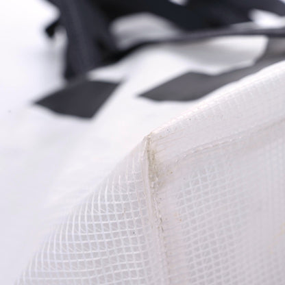 Off-White PVC Transparent Arrows Logo Tote Bag White Black 6 of 15