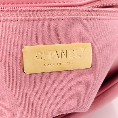 Chanel Lambskin Quilted Medium Chanel 19 Flap Pink 6 of 11