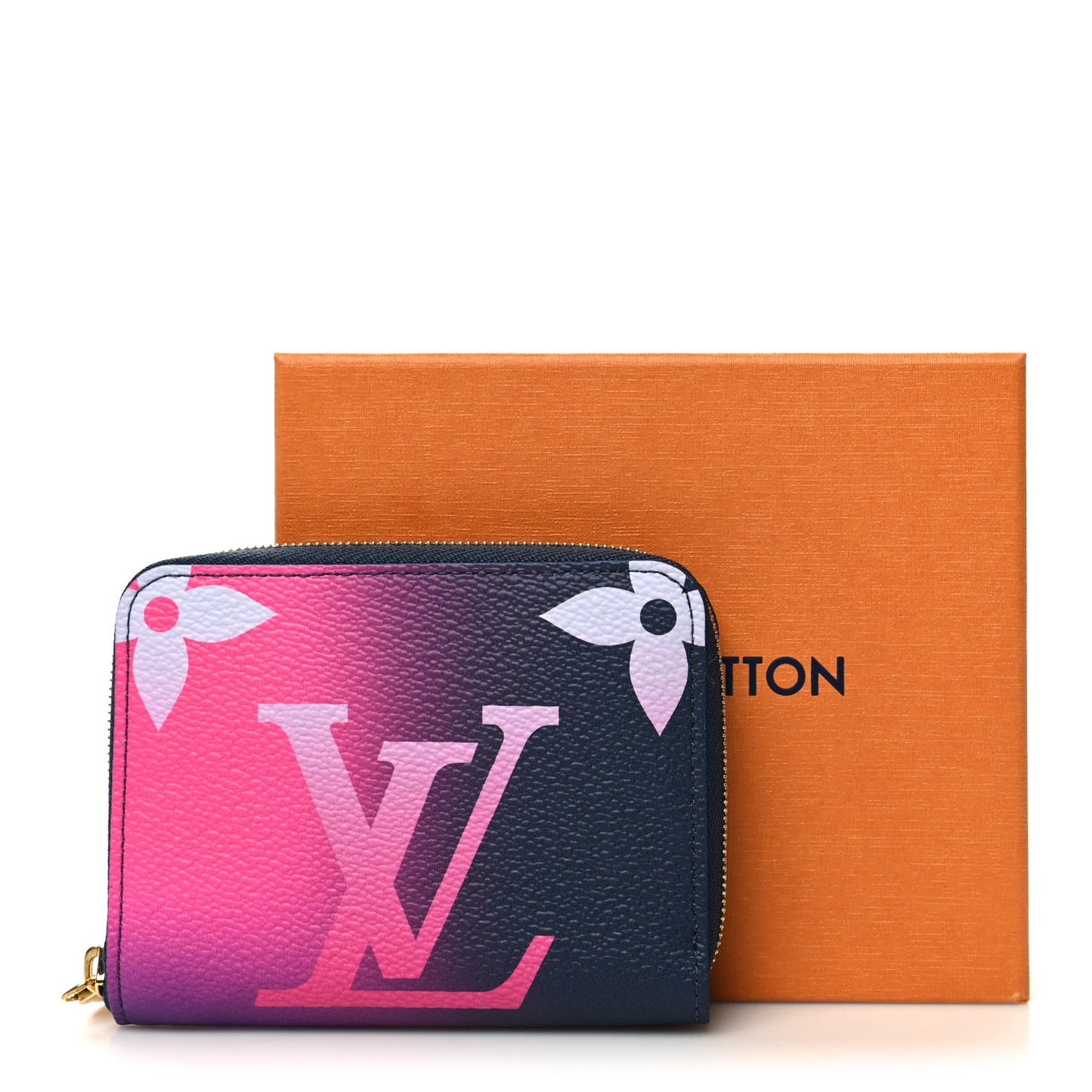 Monogram Giant Spring In The City Zippy Coin Purse Midnight Fuchsia