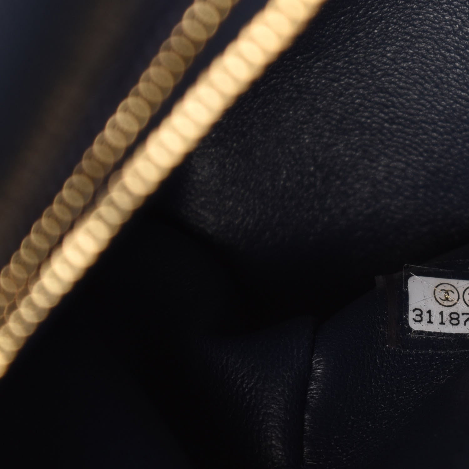 Chanel Caviar Lizard Quilted Small Coco Handle Flap Navy Blue 9 of 10