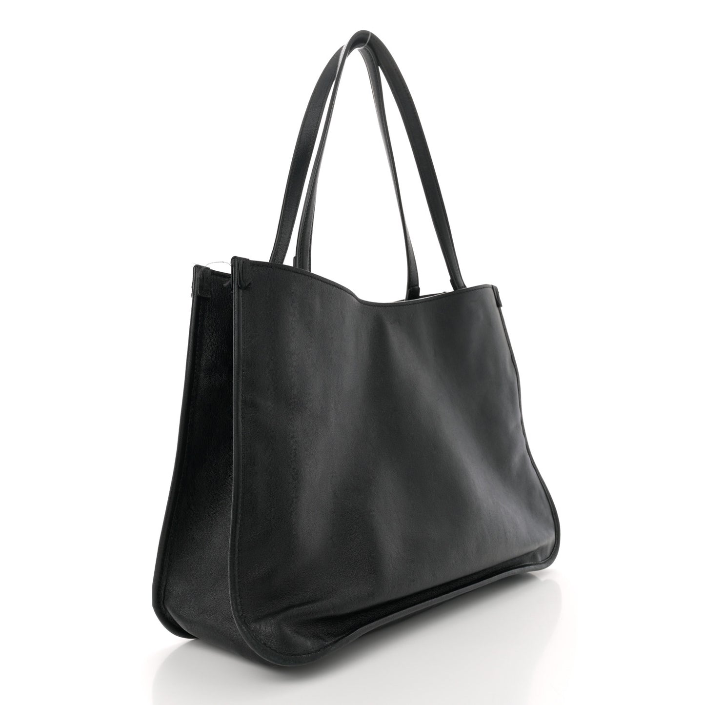 New Sakai Calfskin Lux Horsebit 1955 Tote Bag Black