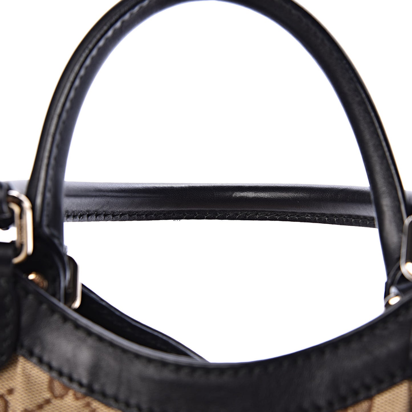 Monogram Medium Sukey Tote Beige Ebony Black