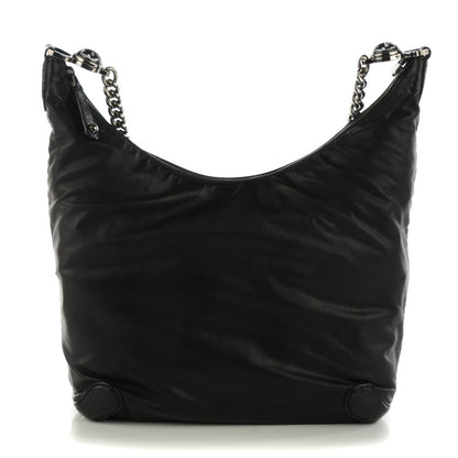 Gucci Calfskin Crocodile Medium Galaxy Shoulder Bag Black 1 of 7