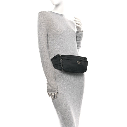 Prada Tessuto Nylon Belt Bag Black 2 of 9