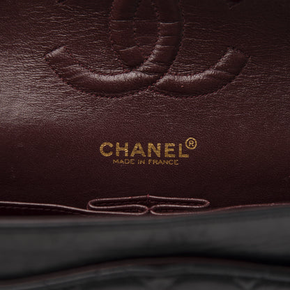 Chanel Lambskin Quilted Medium Double Flap Black 5 of 10