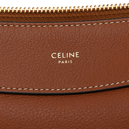 Celine Supple Calfskin Medium Romy Shoulder Bag Tan 6 of 10