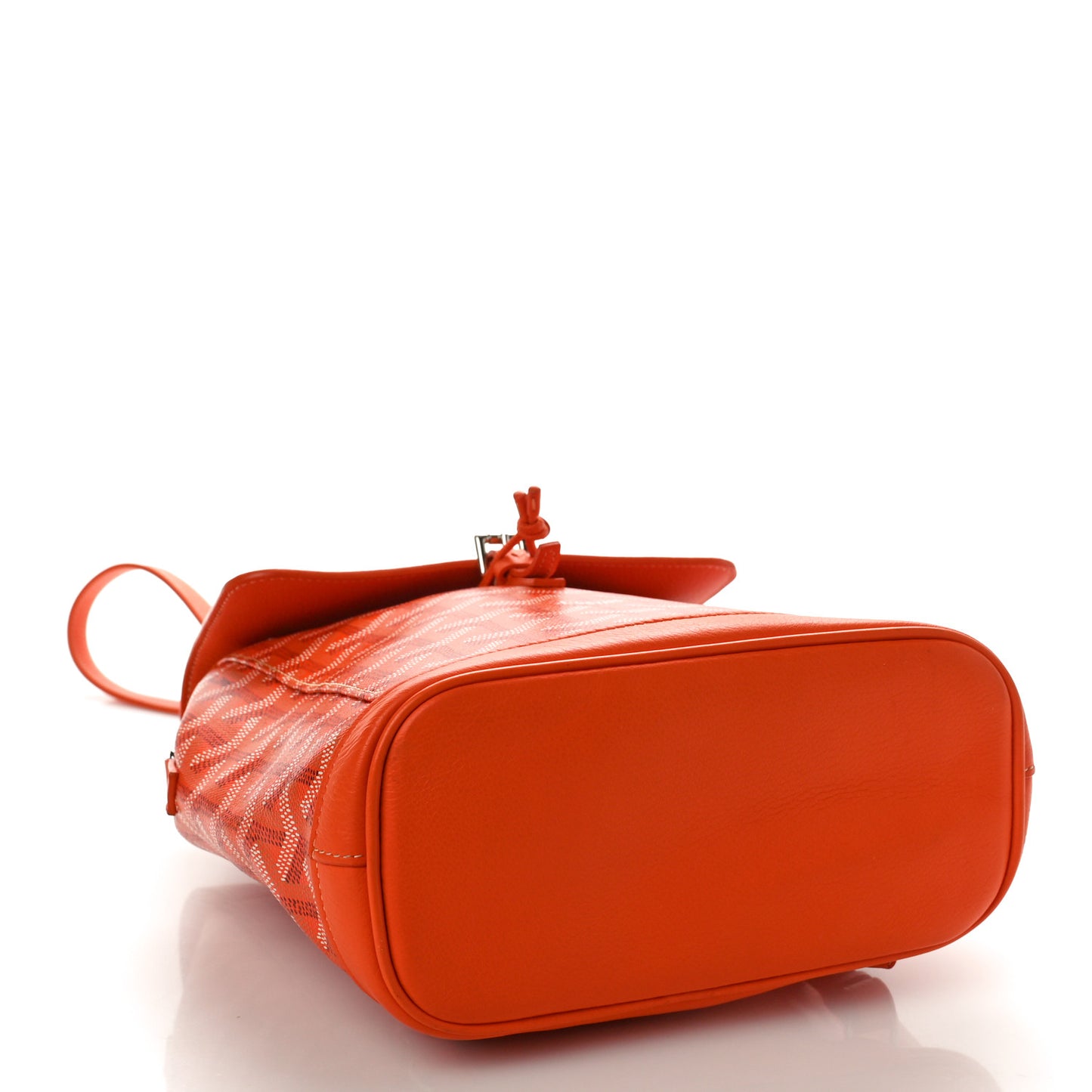 Goyardine Calfskin Mini Alpin Backpack Orange