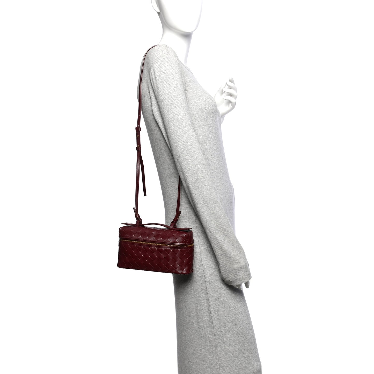Nappa Intrecciato Bang Bang Vanity Case Barolo