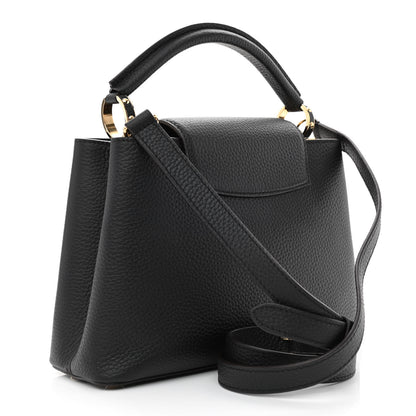 Louis Vuitton Taurillon Capucines BB Black 3 of 10