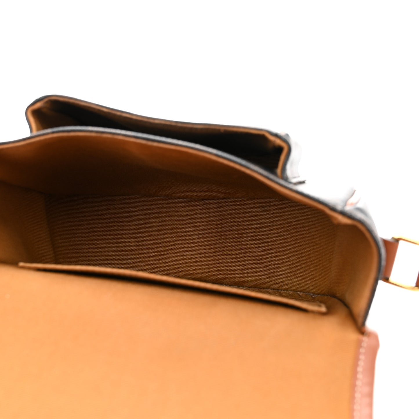 Triomphe Canvas Medium Folco Bag Tan