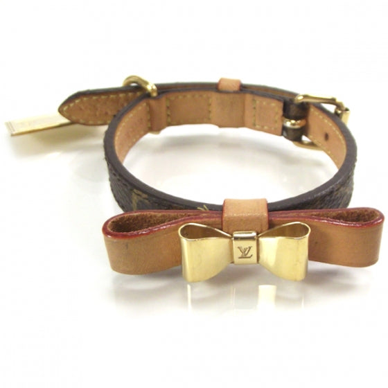 Monogram Baxter Dog Collar XS
