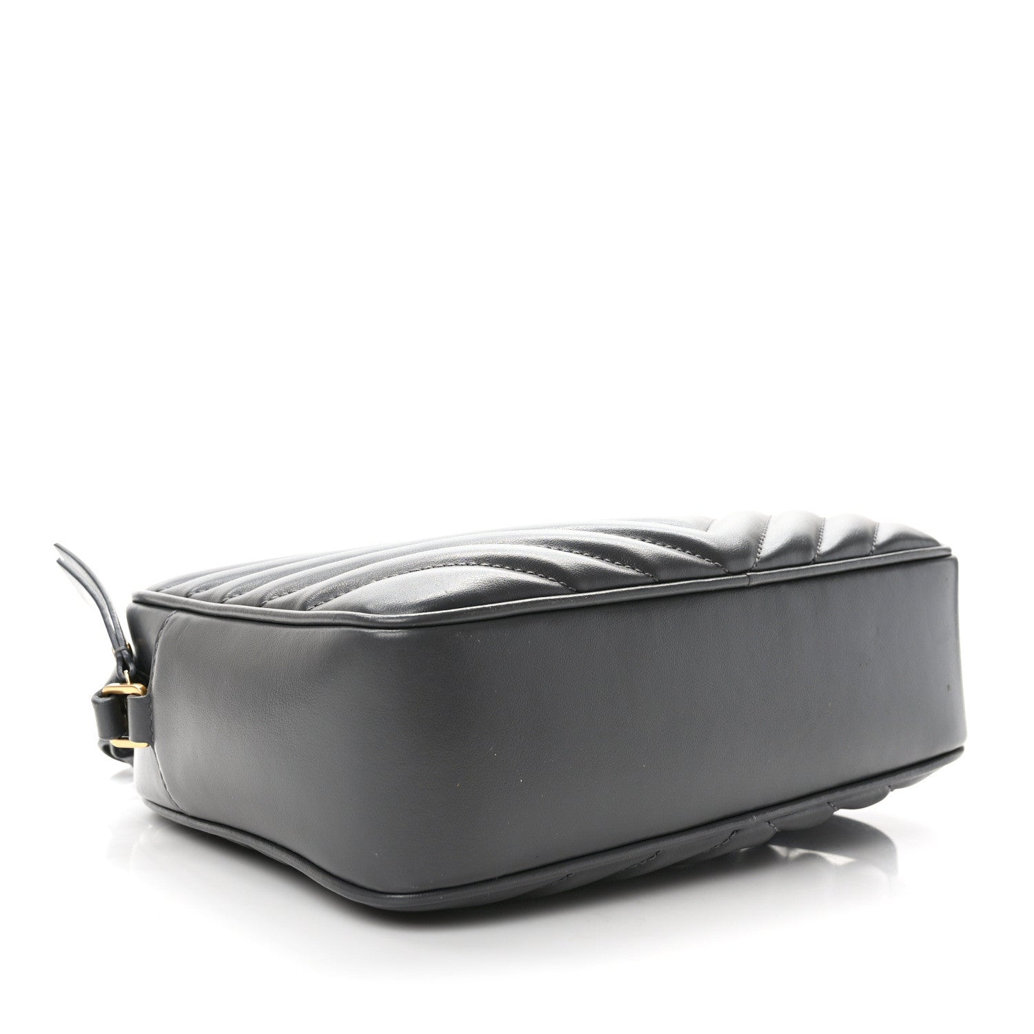 Saint Laurent Calfskin Matelasse Monogram Lou Camera Bag Storm 4 of 9