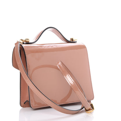 Louis Vuitton Vernis Monceau BB Rose Velours 3 of 7