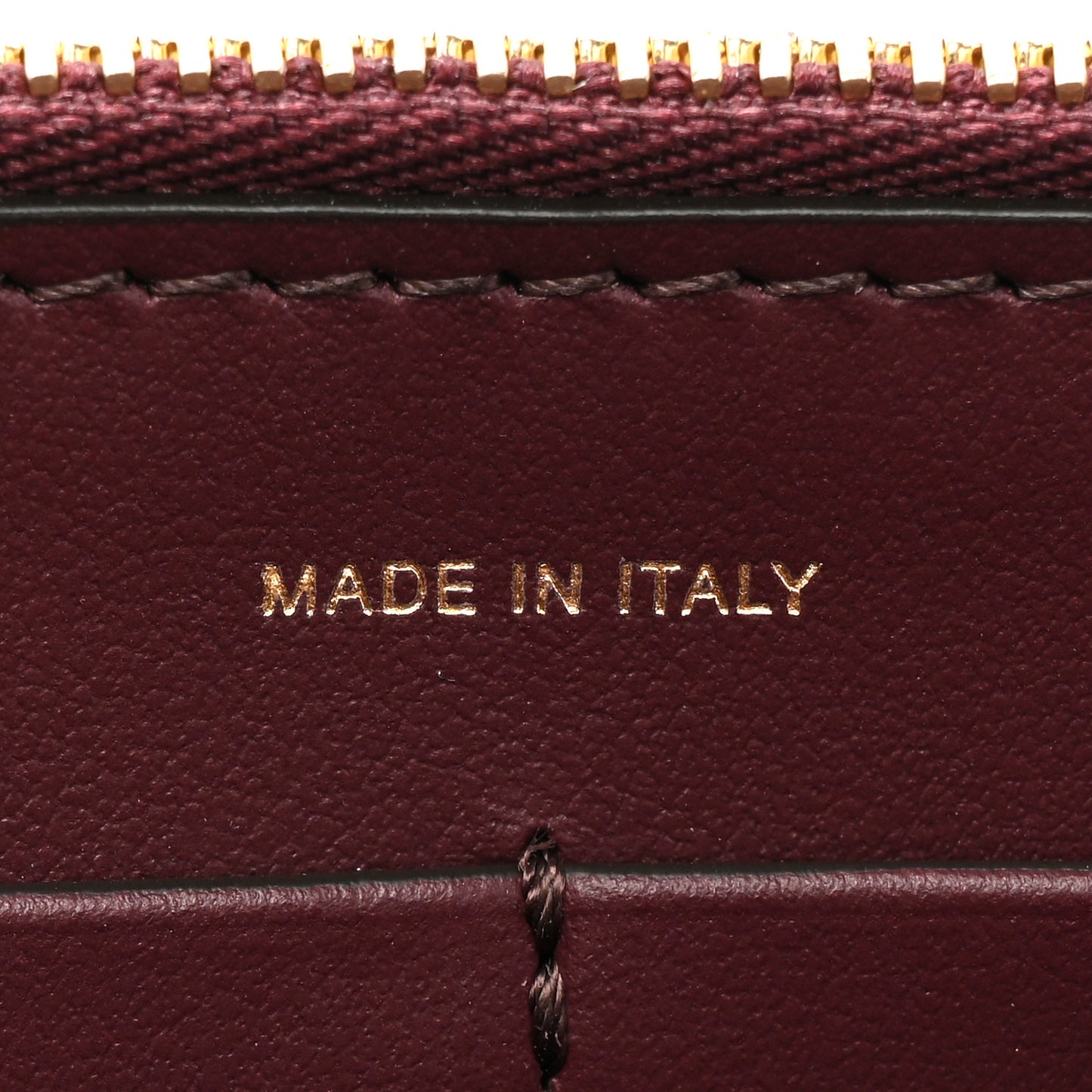 Calfskin Logo Hazelmere Wallet With Detachable Strap Deep Maroon