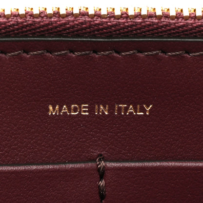 Burberry Calfskin Logo Hazelmere Wallet With Detachable Strap Deep Maroon 10 of 13