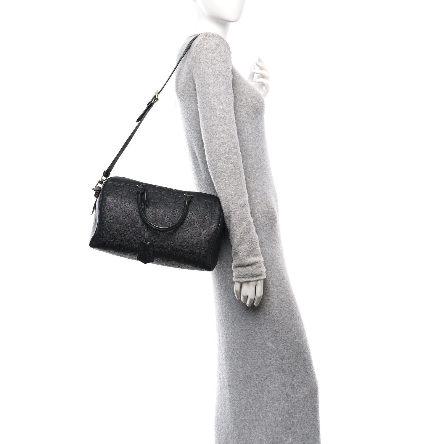 Louis Vuitton Empreinte Speedy Bandouliere 30 NM Black 2 of 13
