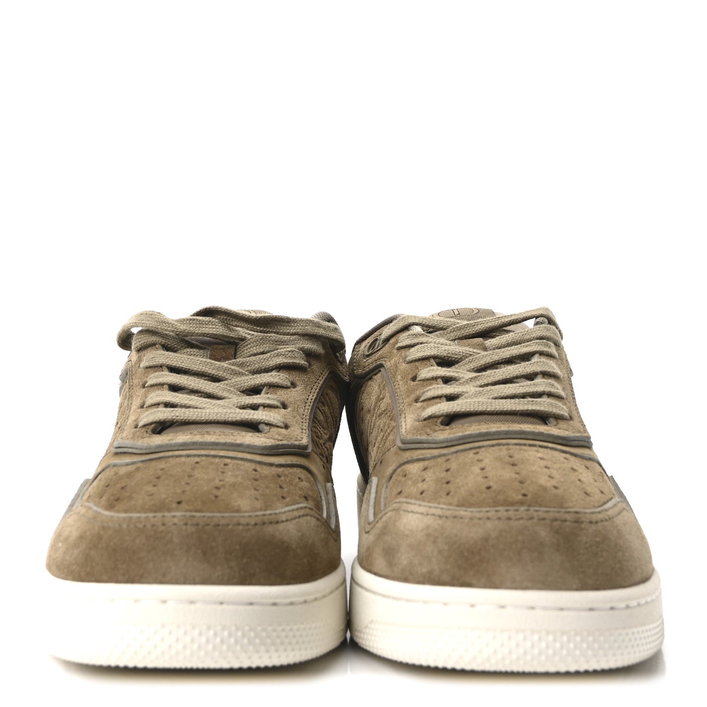 Suede Calfskin Mens B27 Uptown Low Top Sneaker 40 Khaki