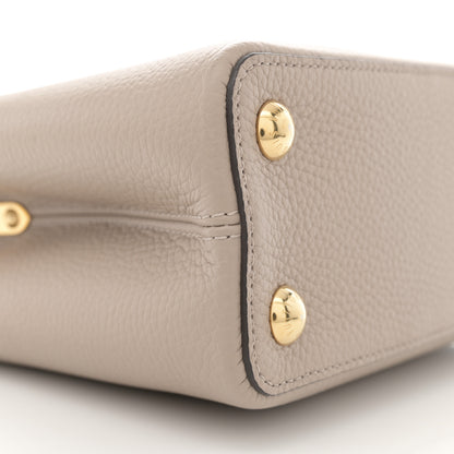 Louis Vuitton Taurillon Capucines BB Galet 9 of 11