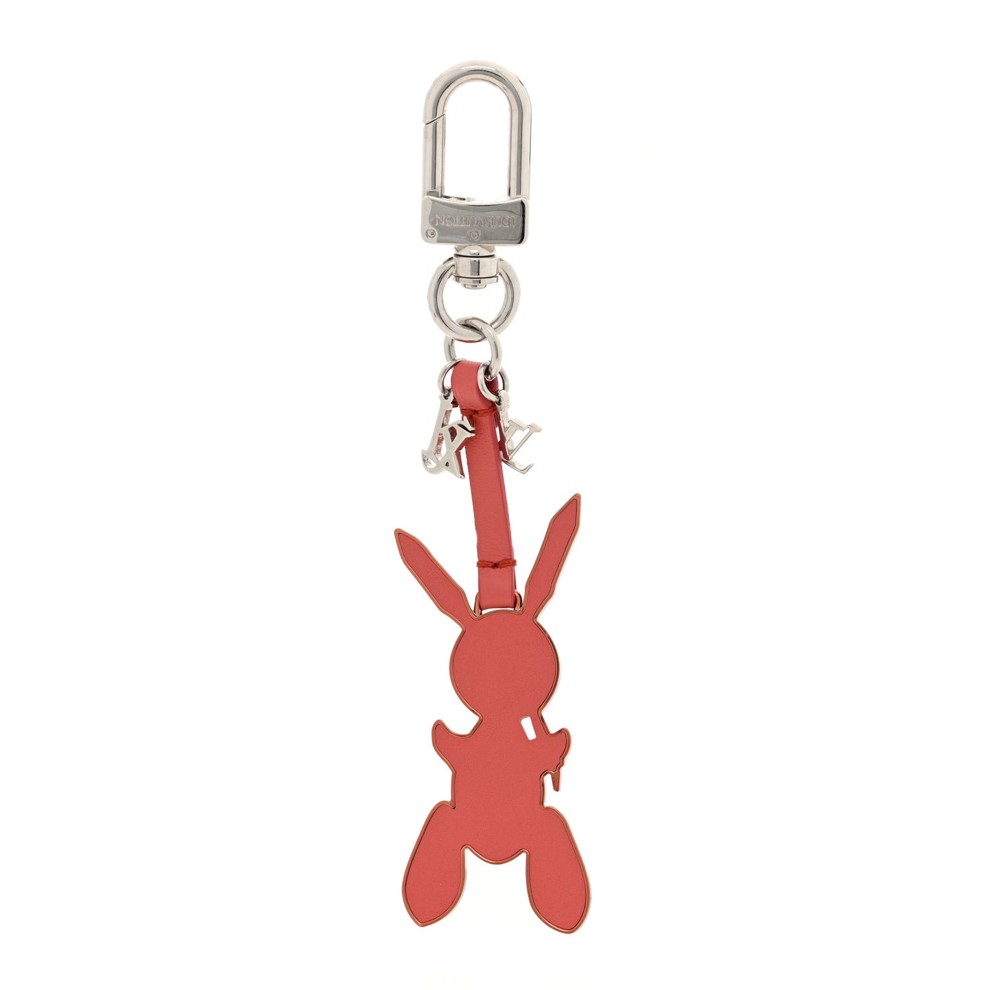 Calfskin Jeff Koons Masters LV Rabbit Bag Charm Key Ring