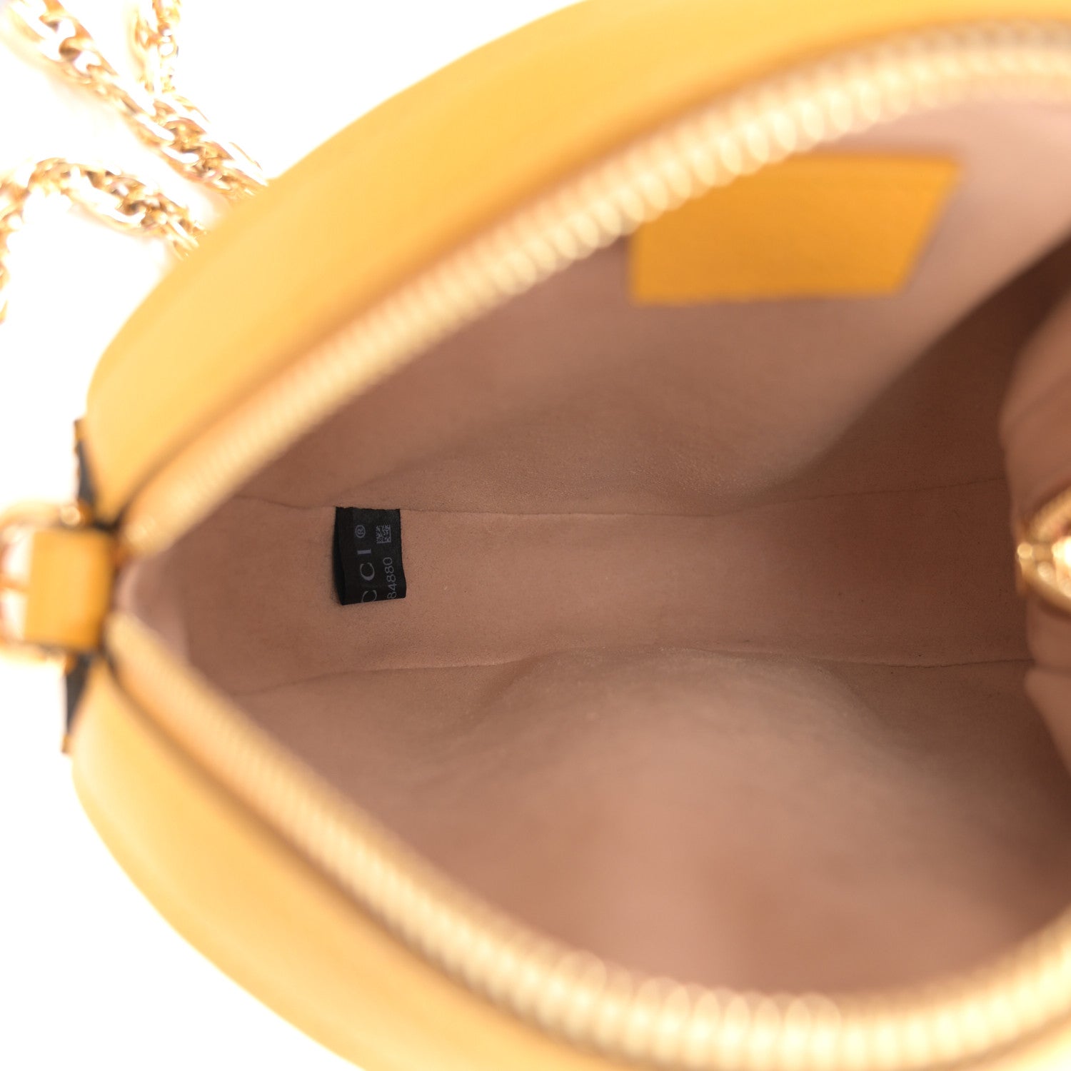 Gucci GG Supreme Monogram Flora Web Mini Ophidia Round Shoulder Bag Beige Multicolor Crop 5 of 11