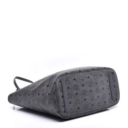 MCM Visetos Medium Reversible Shopper Tote Phantom Grey 7 of 16