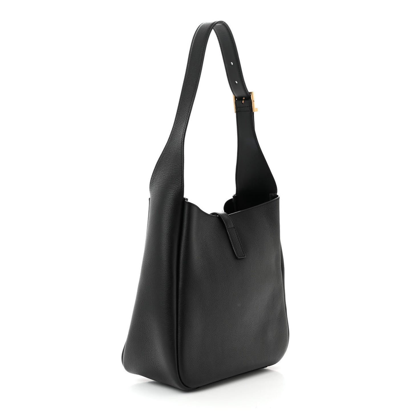 Smooth Calfskin Small Le 5 A 7 Soft Hobo Black
