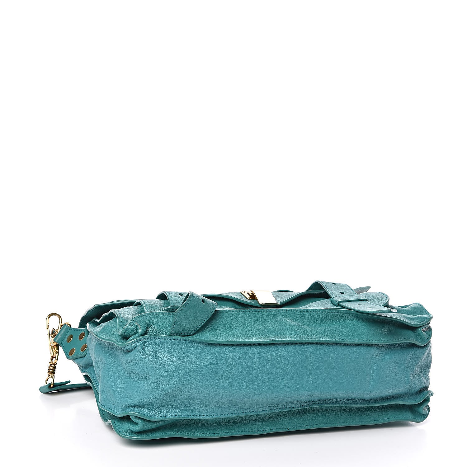 Proenza Schouler Lambskin Medium PS1 Satchel Emerald 4 of 9