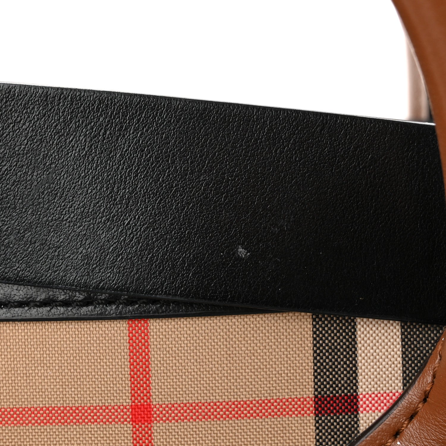 Burberry Calfskin Vintage Check Triple Stud Mini Belt Bag Archive Beige 11 of 16