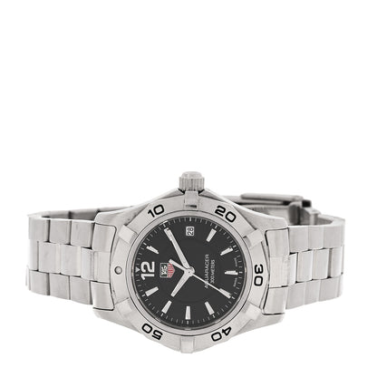Tag Heuer Stainless Steel 27mm Aquaracer Lady Quartz Watch Black WAF1410 2 of 4