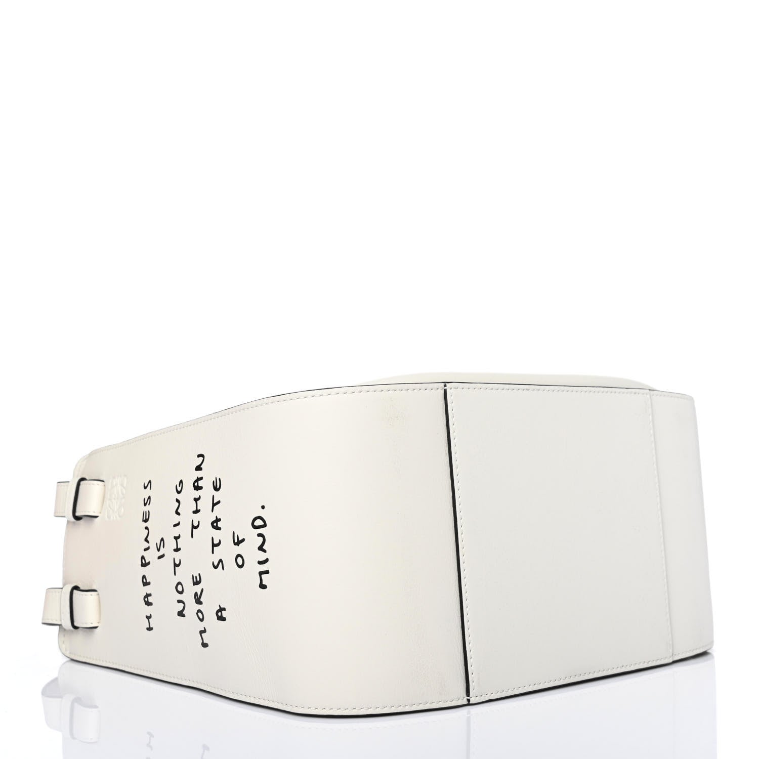 Loewe Calfskin Words Small Hammock Shoulder Bag Soft White 3 of 5
