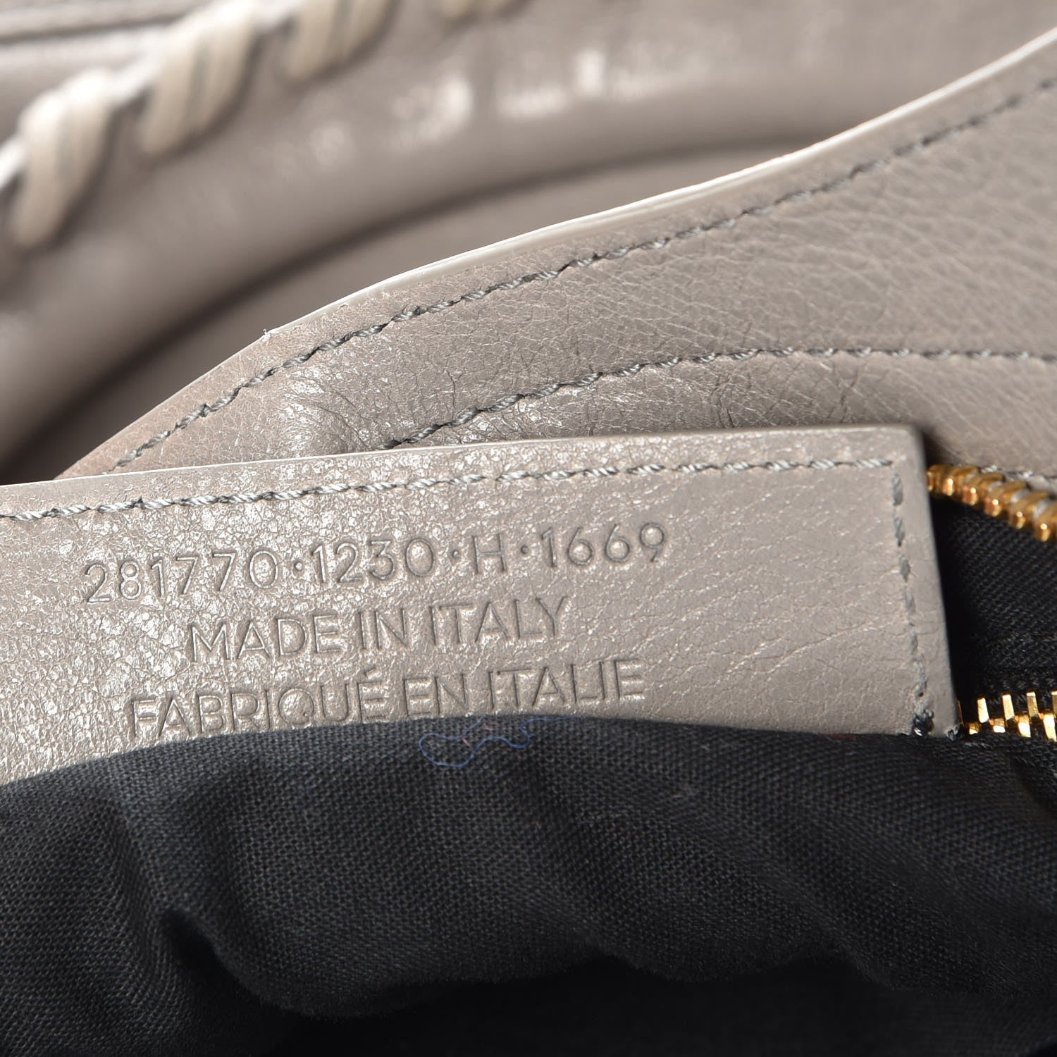 Balenciaga Agneau Giant 12 Gold Hardware City Gris Pyrite 8 of 11