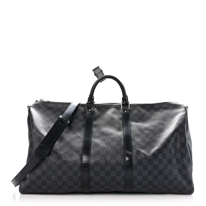 Louis Vuitton Damier Graphite Keepall Bandouliere 55 1 of 11