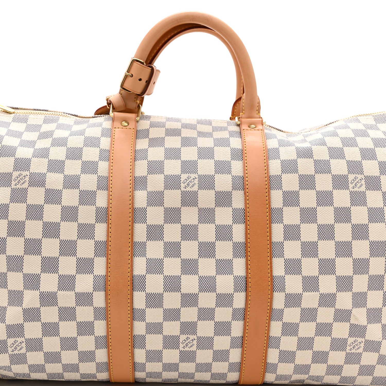 Louis Vuitton Damier Azur Keepall 50 7 of 9