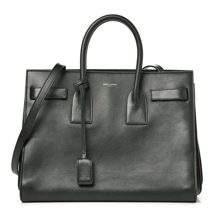 Saint Laurent Calfskin Small Sac De Jour Dark Green 1 of 13
