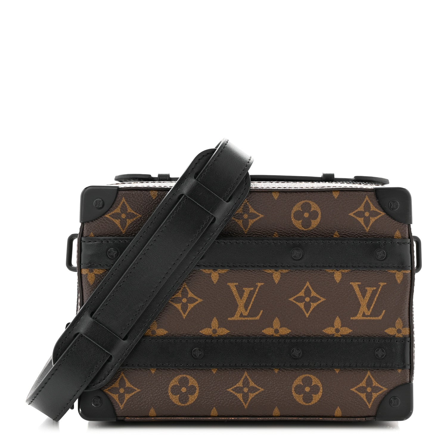 Louis Vuitton Monogram Macassar Handle Soft Trunk Black 1 of 10