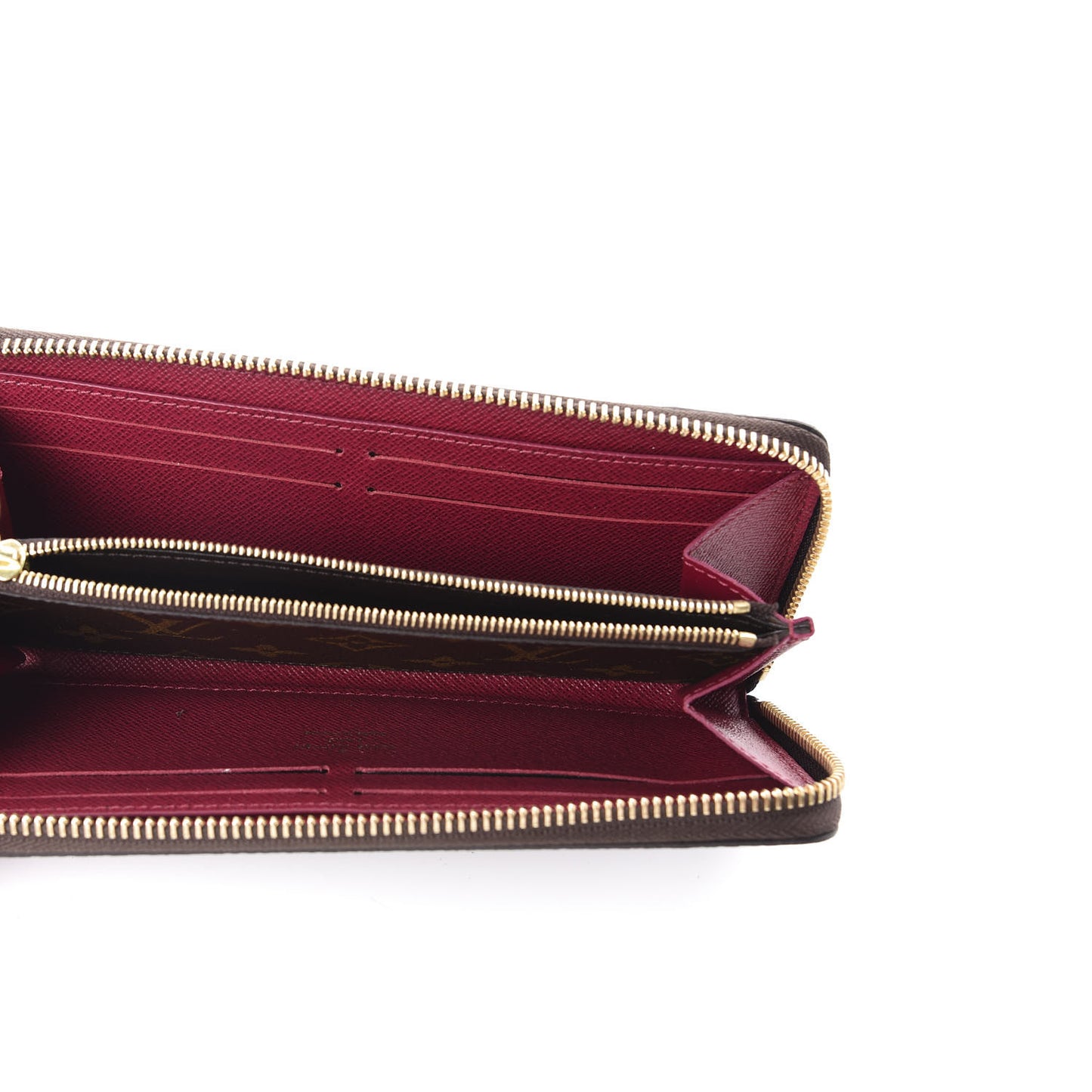 Monogram Clemence Wallet Fuchsia