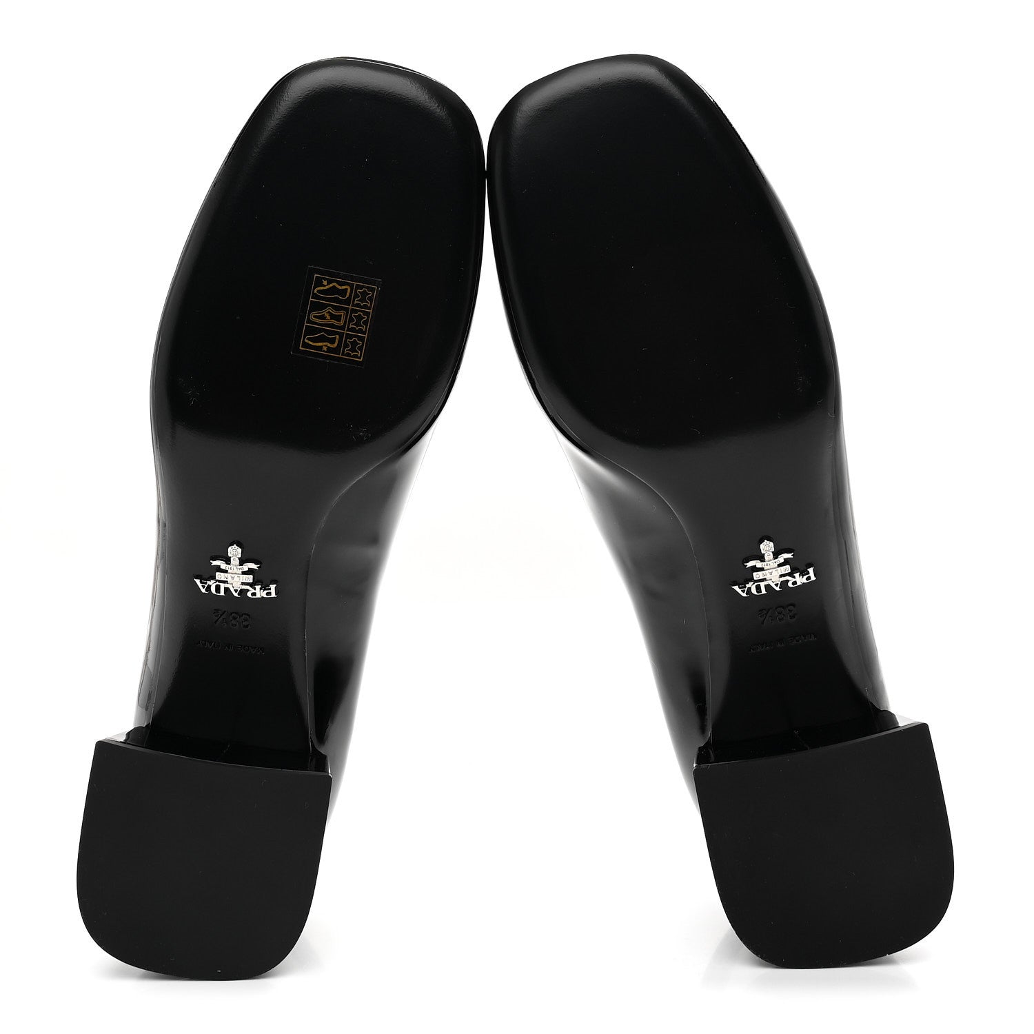 Prada Patent Mary Jane 45mm Pumps 38.5 Black 6 of 8