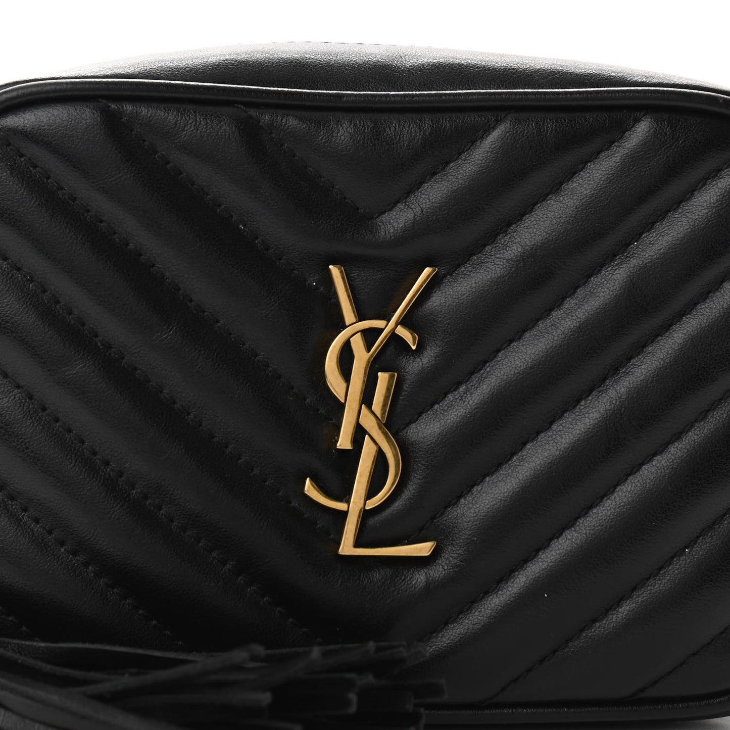 Calfskin Matelasse Monogram Lou Belt Bag Black