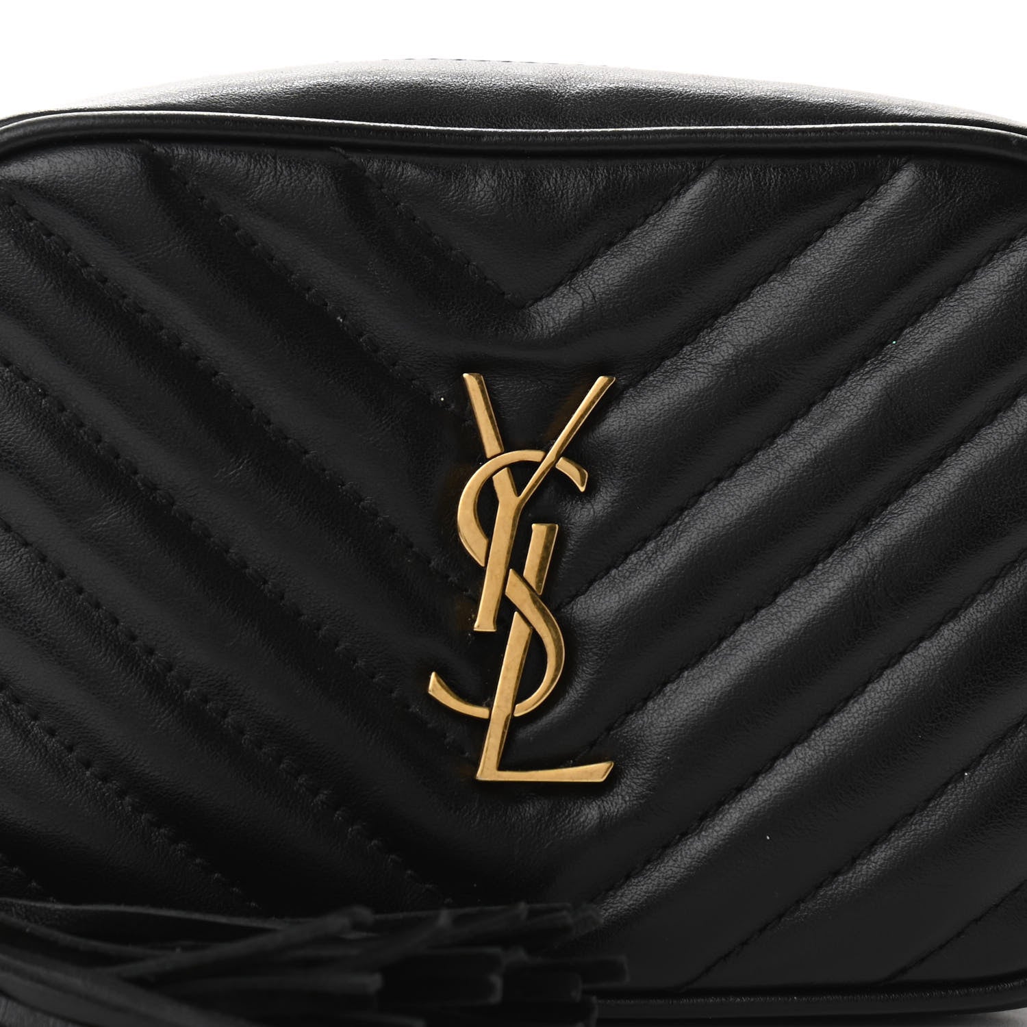 Saint Laurent Calfskin Matelasse Monogram Lou Belt Bag Black 7 of 10