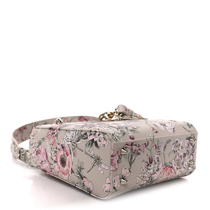 Christian Dior Calfskin Flower Printed Small My ABCDior Lady Dior Pink Multicolor 4 of 10