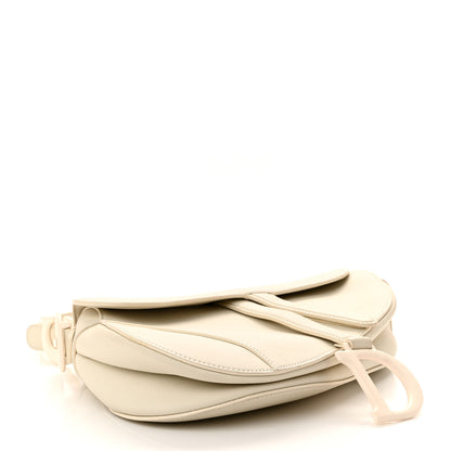 Christian Dior Ultra Matte Calfskin Saddle Bag Off White 4 of 11