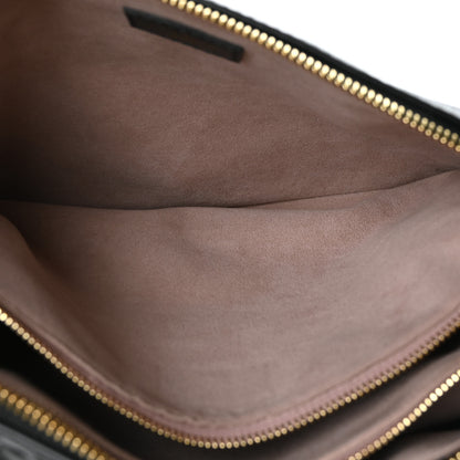 Louis Vuitton Lambskin Embossed Monogram Coussin PM Black 6 of 10