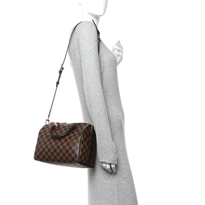 Louis Vuitton Damier Ebene Speedy Bandouliere 25 2 of 9