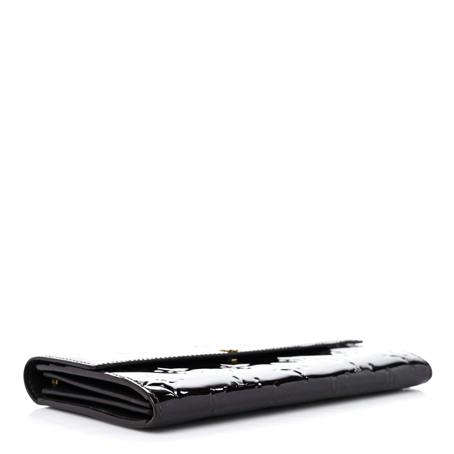 LOUIS VUITTON Vernis Sarah Wallet Rouge Fauviste